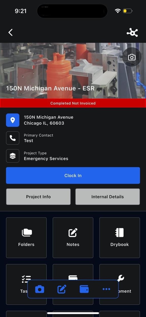 How Do I Navigate the Projects Screen in the Albi Mobile App?