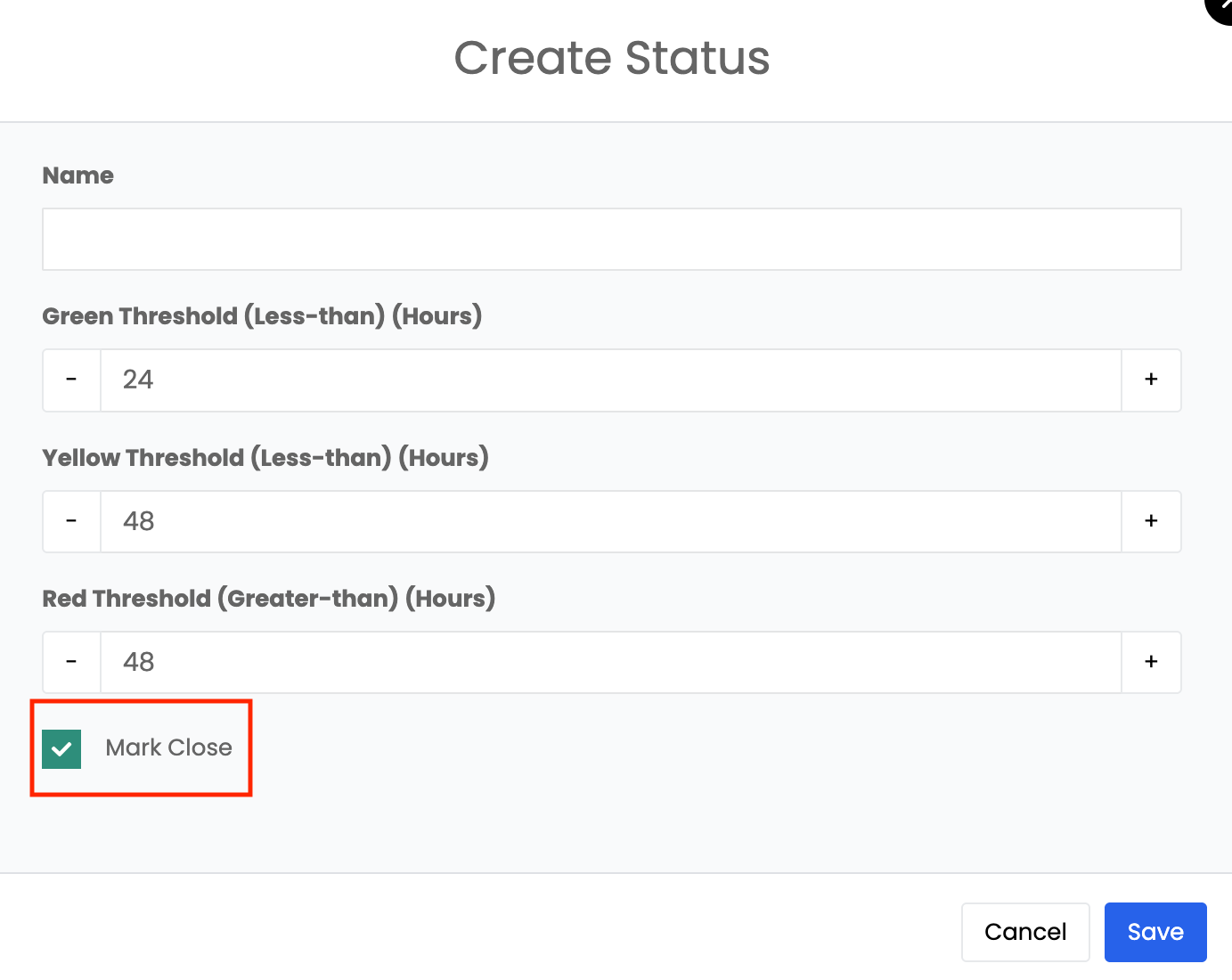 How Do Project Statuses and Threshold Colors Work?