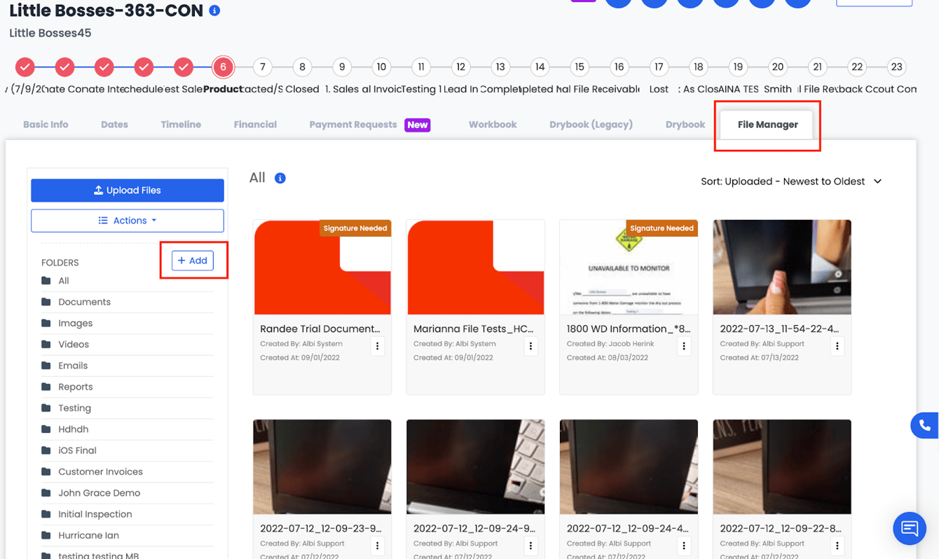 Open Project Folder Ui How Can I Create and Manage Project Folders?