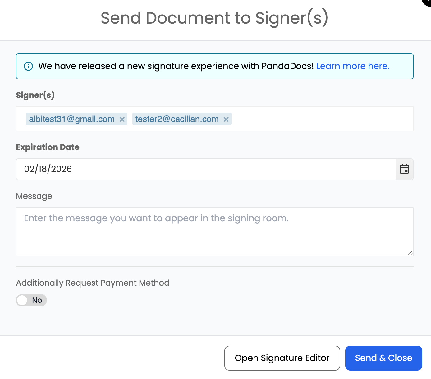 How Do I Send a File for Signature?