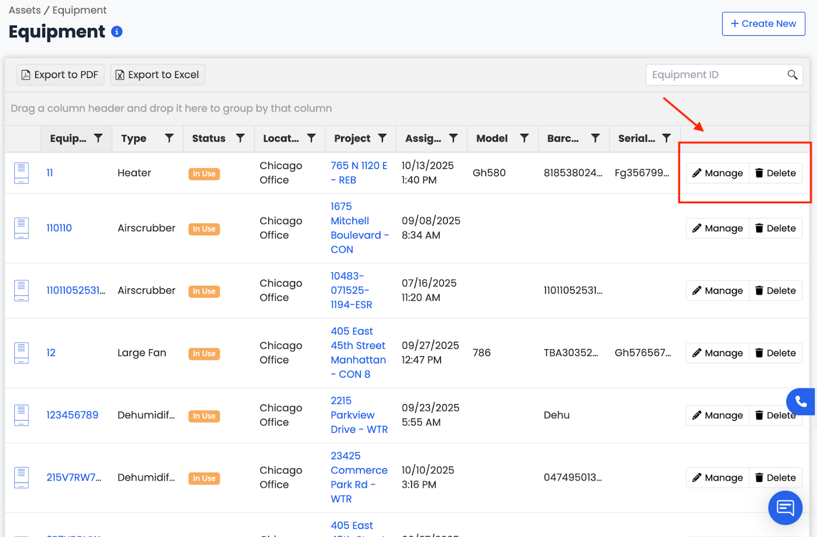 How Do I Find, Create, and Manage Equipment in Albiware?